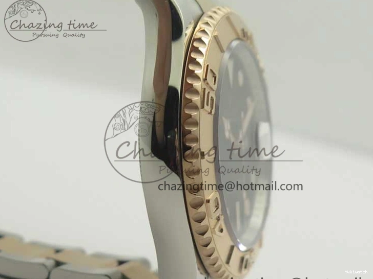 VRF Dial A2836 116621 Bracelet on RG Best Edition Yacht-Master SS 1:1 SS Black 0811